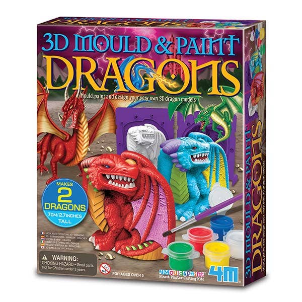 4M Mould & Paint 3D Dragon Kit