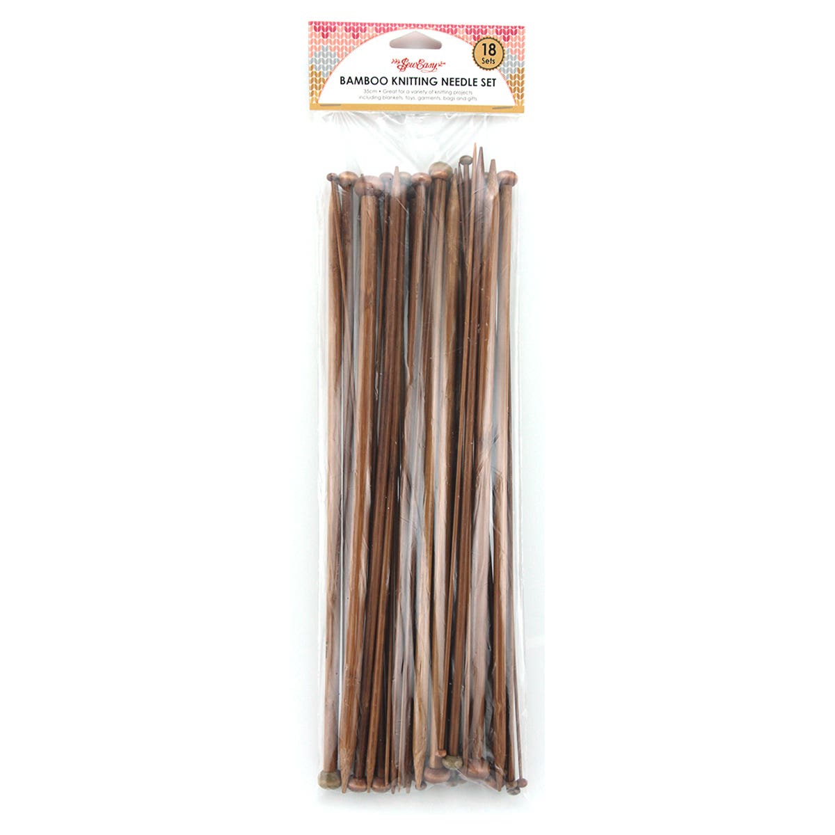 Sew Easy Bamboo Knitting Needle Set