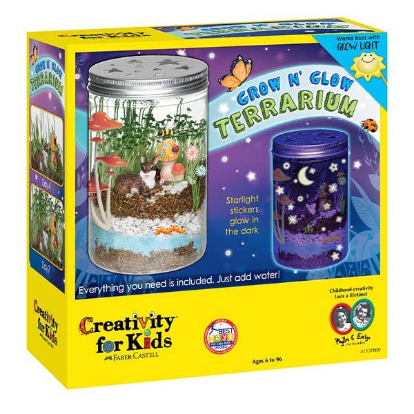 Faber-Castell Creativity for Kids Grow and Glow Terrarium Kit