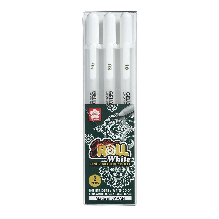 Sakura Gelly Roll White Pen Set