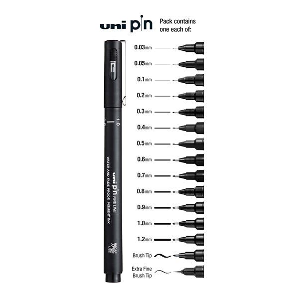uni Pin 200 Fineliner Essential Set