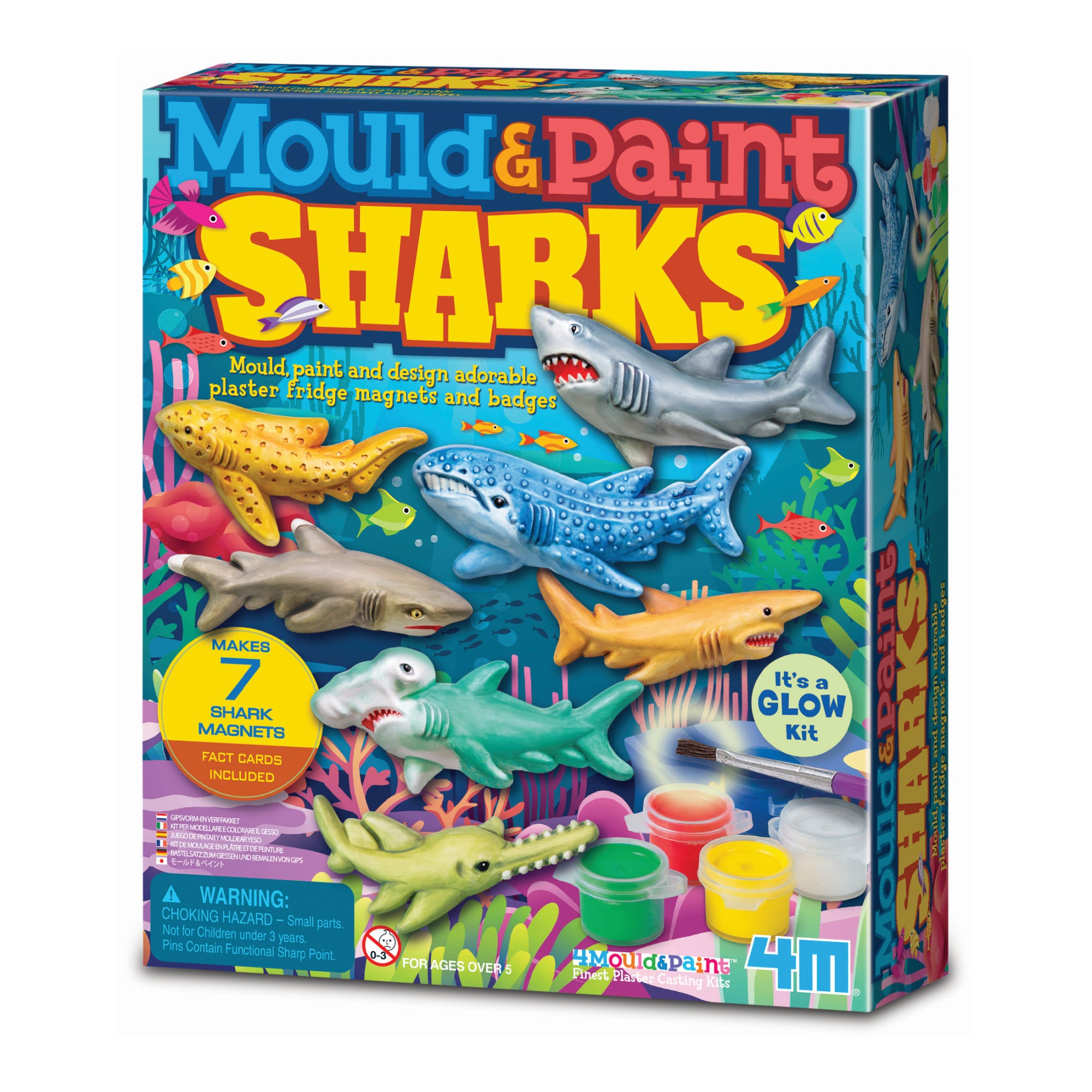4M Mould and Paint Sharks Kit