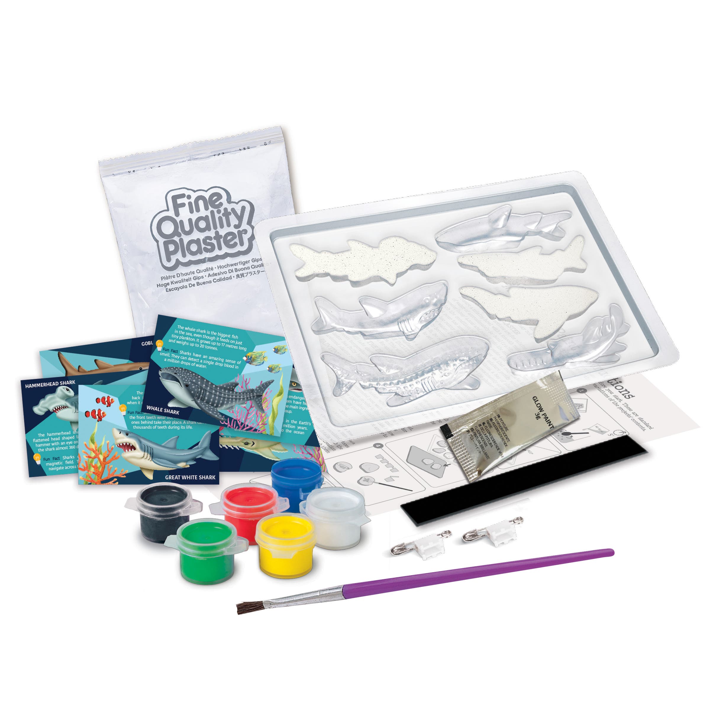 4M Mould and Paint Sharks Kit