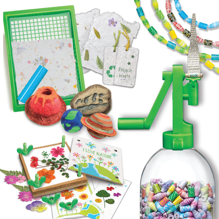 4M STEAM Powered Kids Green Paper Craft Kit