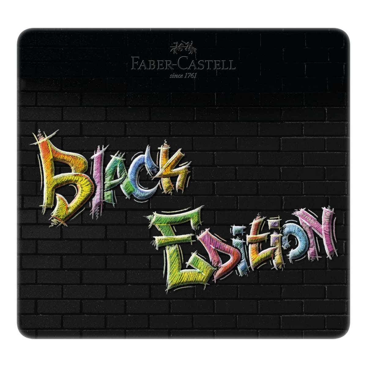 Faber-Castell Black Edition Colour Pencil Tin Sets