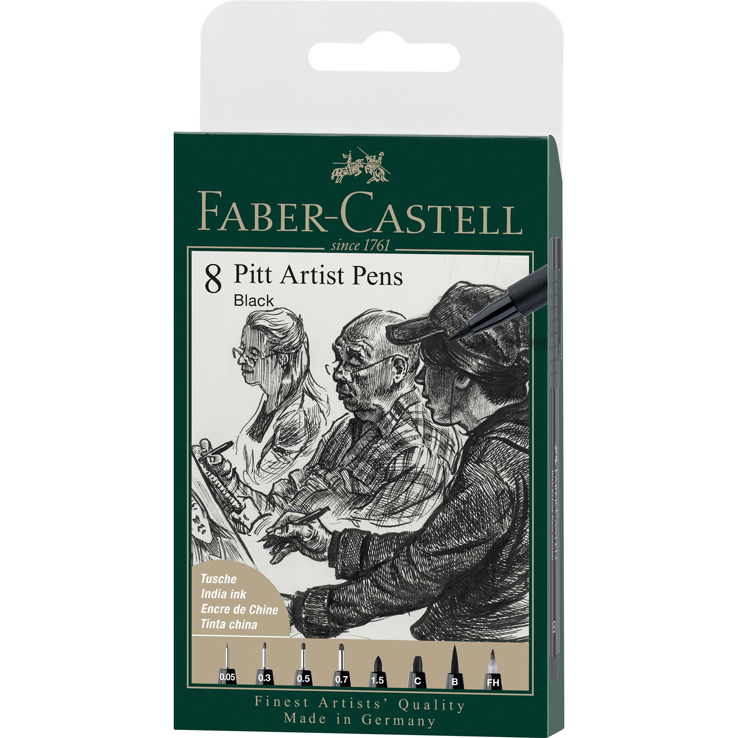 Faber-Castell Pitt Artist Pen Set India Ink