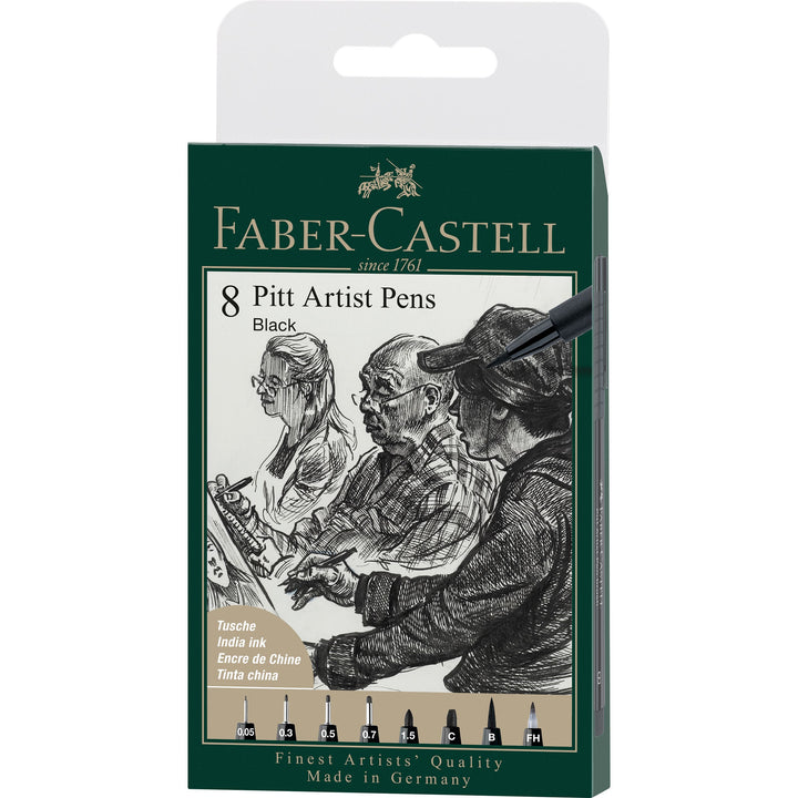 Faber-Castell Pitt Artist Pen Set India Ink