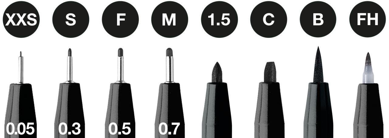 Faber-Castell Pitt Artist Pen Set India Ink