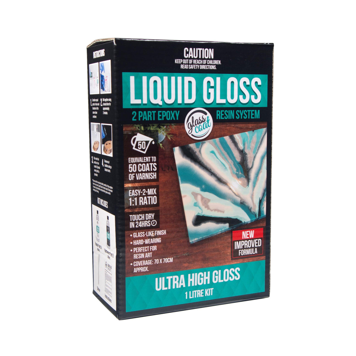 Glass Coat Liquid Gloss Resin Packs