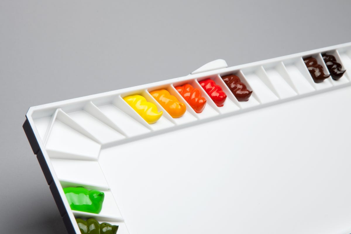 Mijello Silver Nano Watercolour Palette