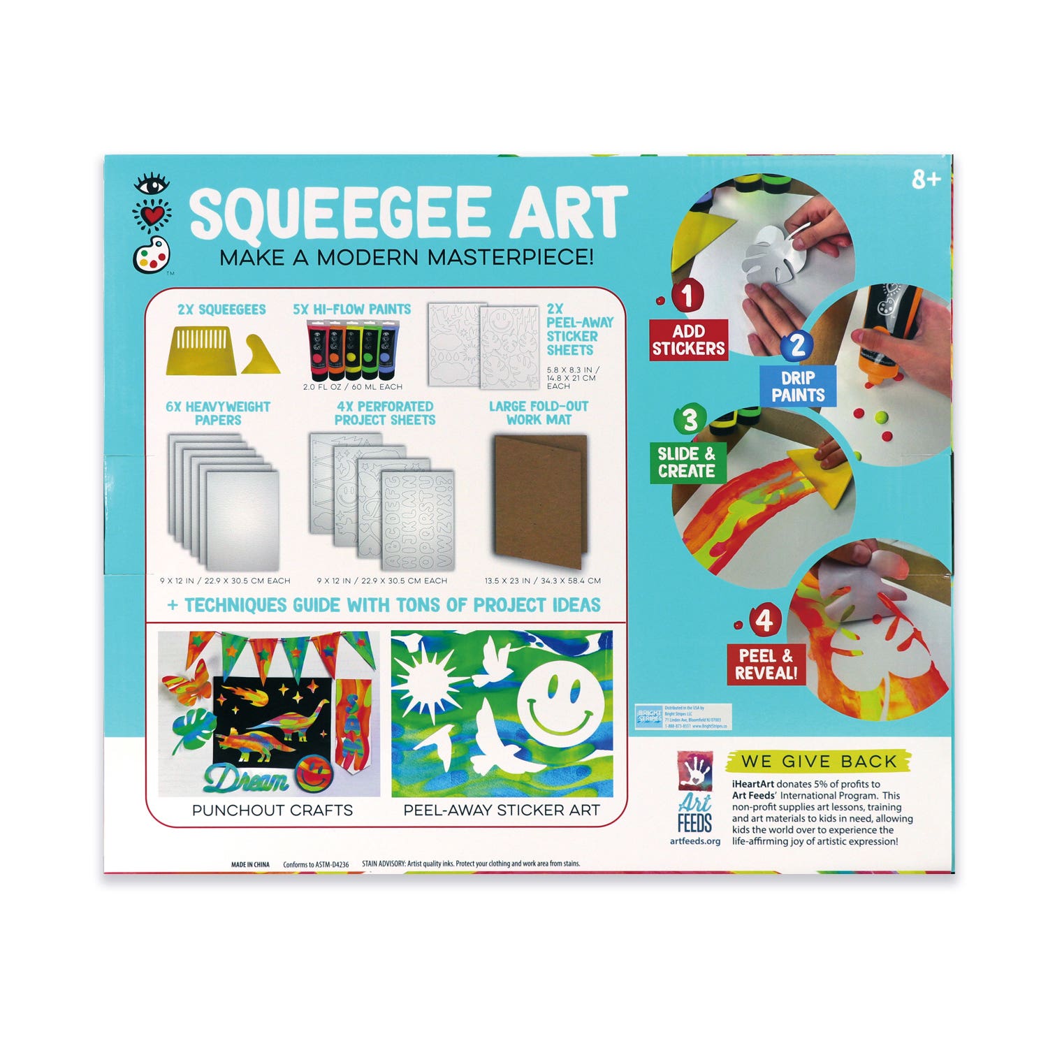 I Heart Art Squeegee Art Kit