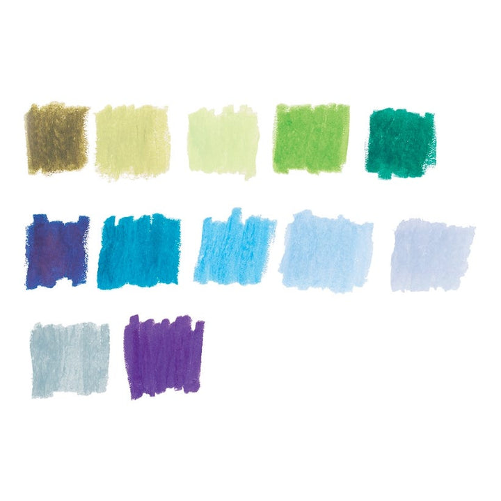 Colour Slicks Paint Sticks Cool Ocean Set 12