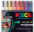 Posca Marker Medium (PC-5M) Set 16
