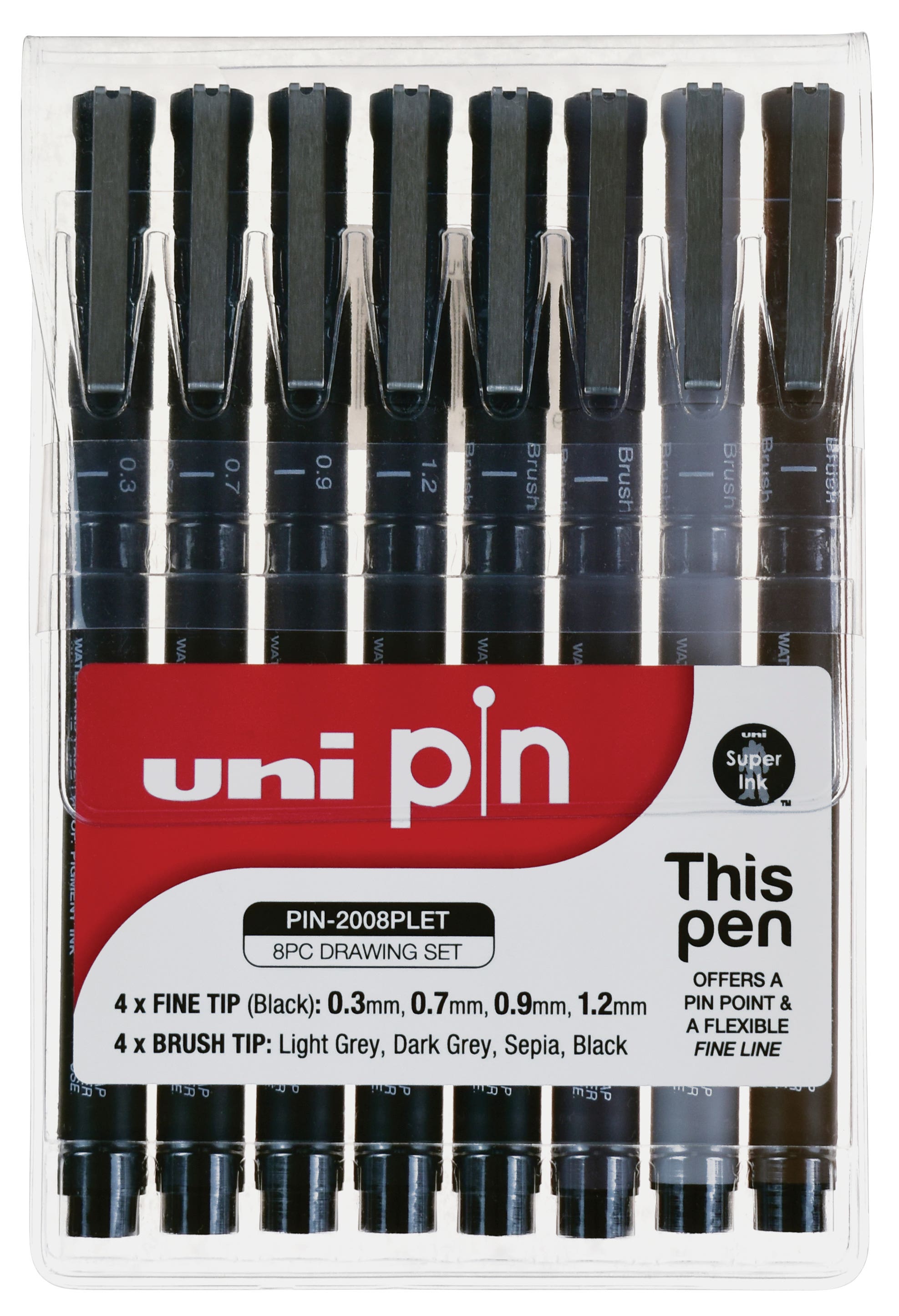 uni Pin 200 Fineliner Sets