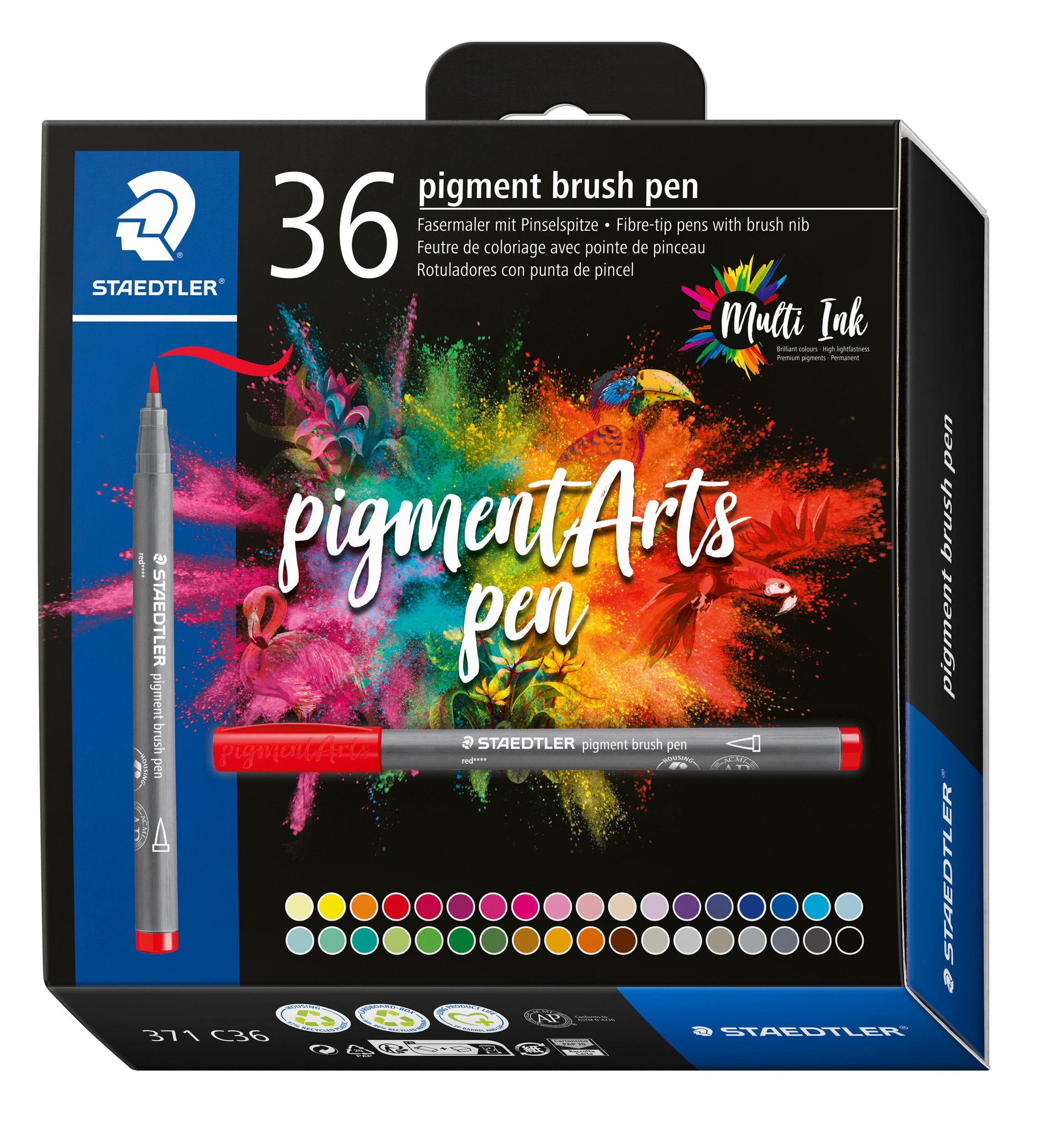STAEDTLER Pigment Arts Brush Pen Sets