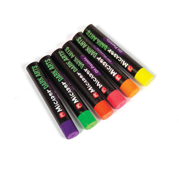 Micador Dark Arts Neon Oil Pastels Set