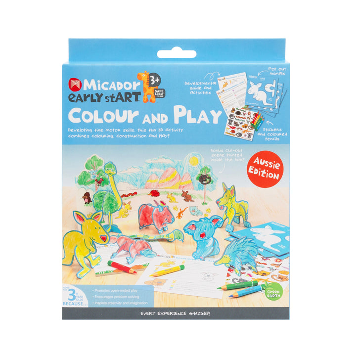 Micador Early Start Colour & Play Kit Aussie Edition