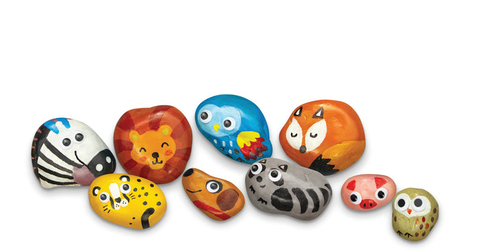 4M Kidzmaker Magical Animal Rock Painting Kit