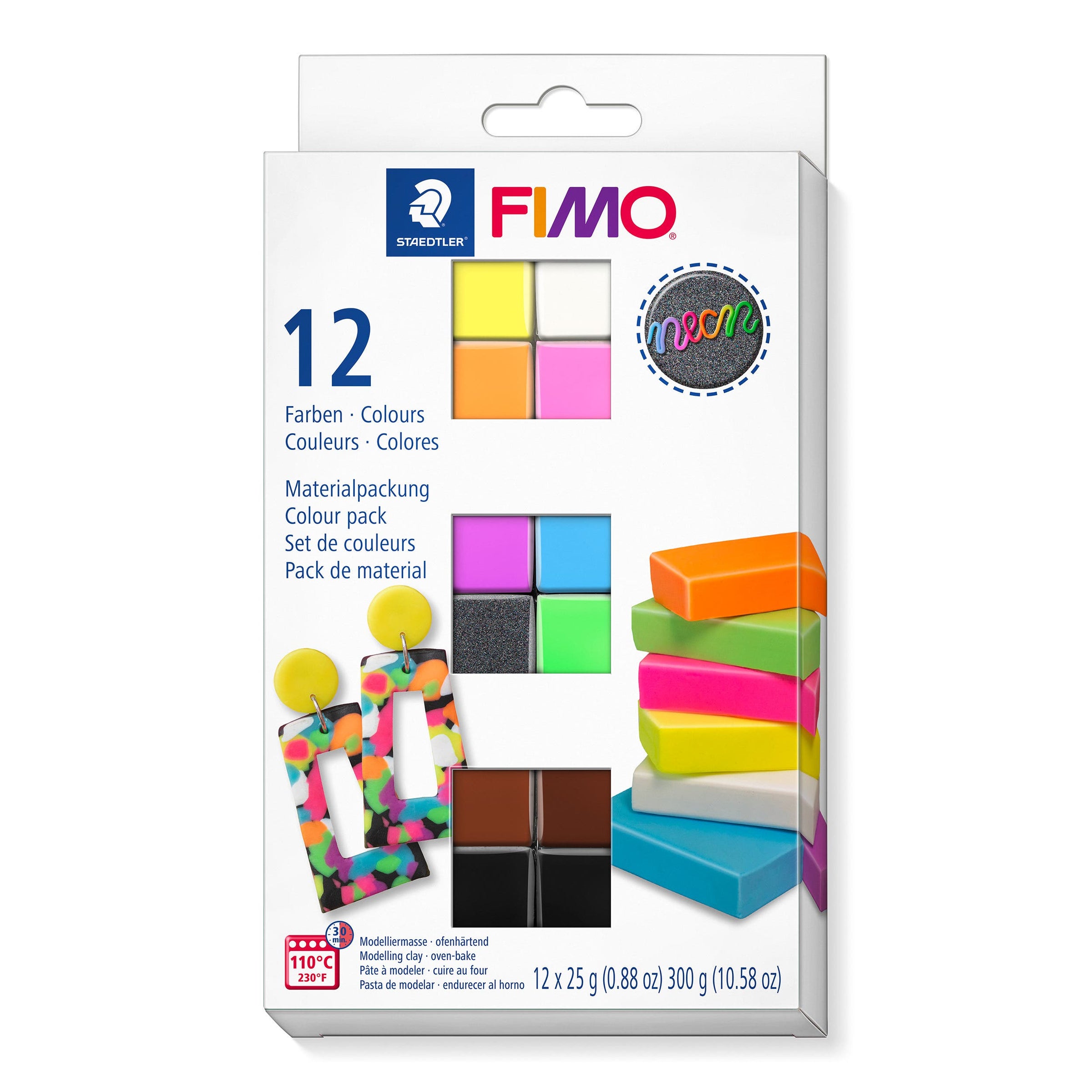 STAEDTLER FIMO Soft Neon Modelling Clay Pack