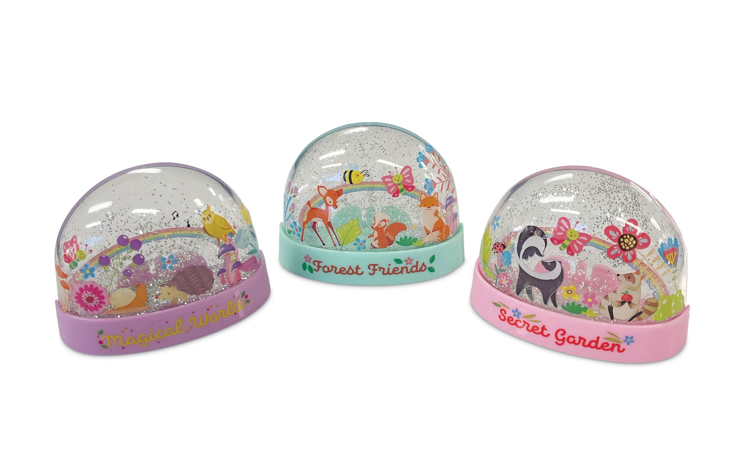 4M Kidzmaker Mini Glitter Rainbow Water Domes Kit