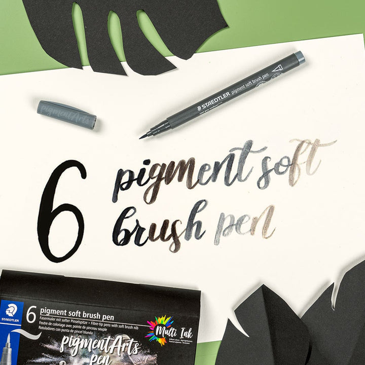 STAEDTLER Pigment Arts Soft Brush Pen Set