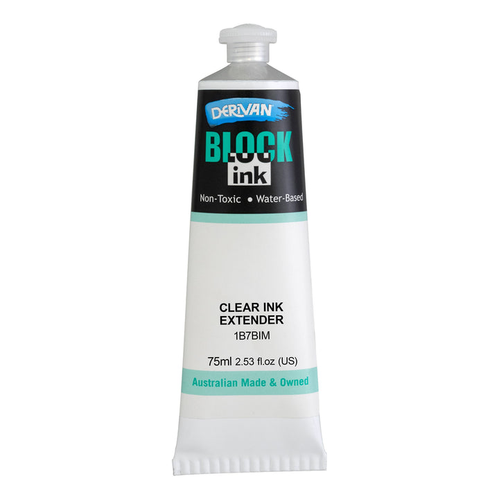 Derivan Block Ink Clear Ink Extender 75ml