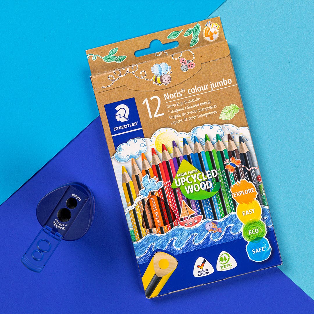 STAEDTLER Noris Jumbo Coloured Pencils Set
