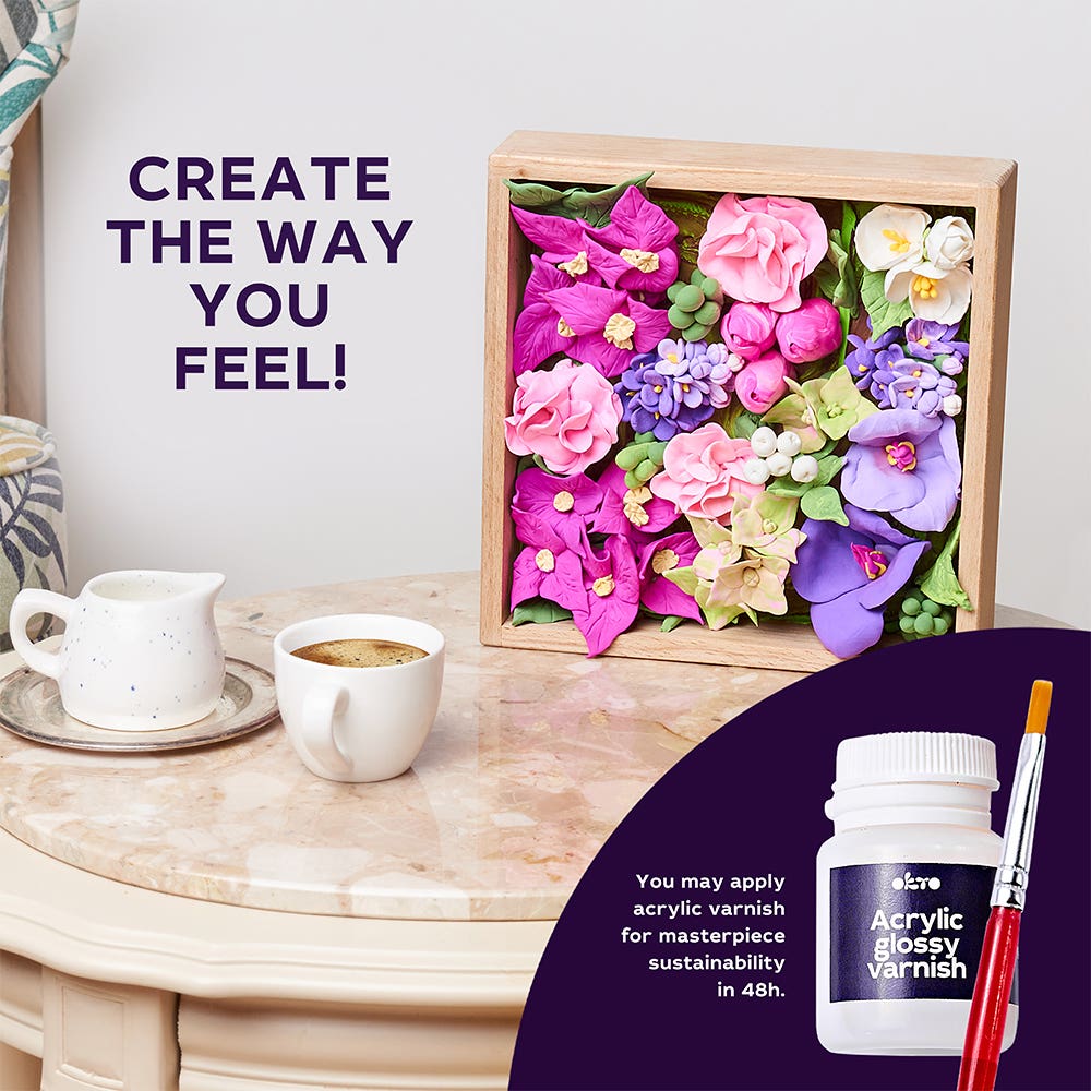 Okto Sensory Wood & Craft DIY Flowers Kit Inspiration