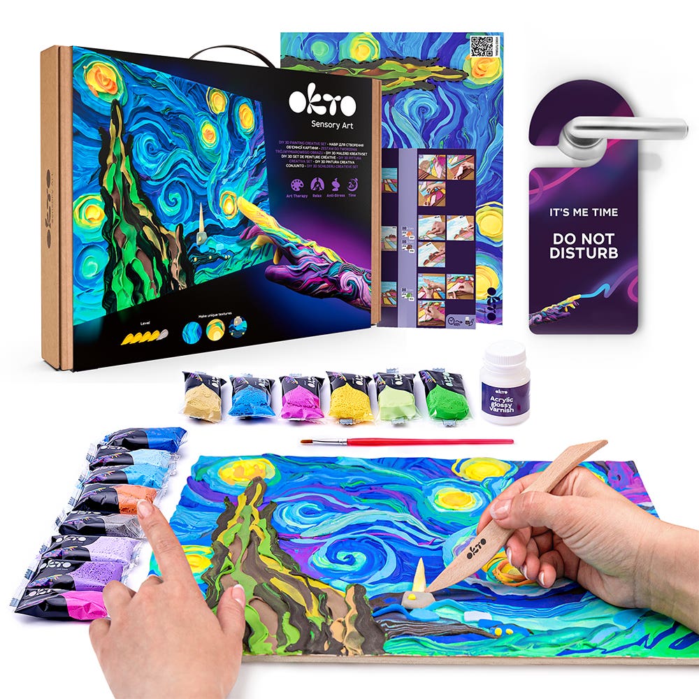 Okto Sensory Art Creative Kit Starry Night
