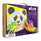 Okto Colouring with Clay By Numbers Kit Panda