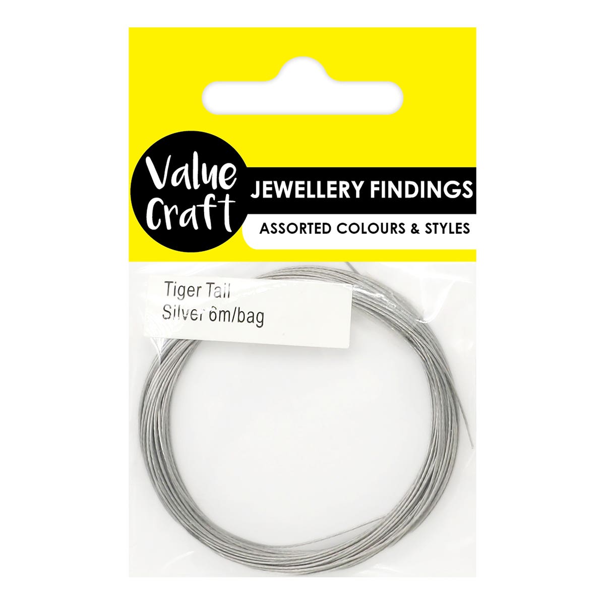 Value Craft Tiger Tail Wire 6m Silver
