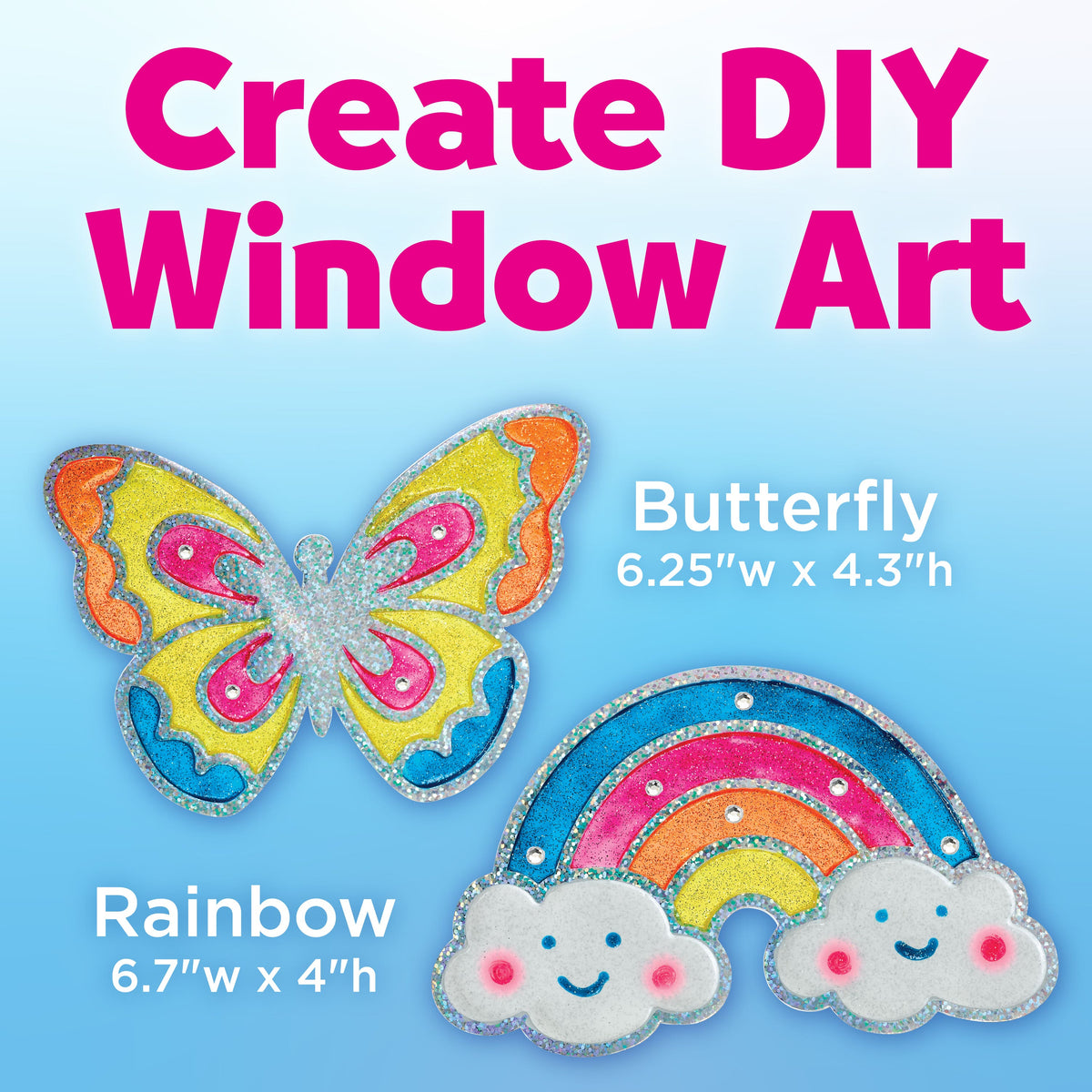 Faber-Castell Creativity for Kids Easy Sparkle Window Art Kit
