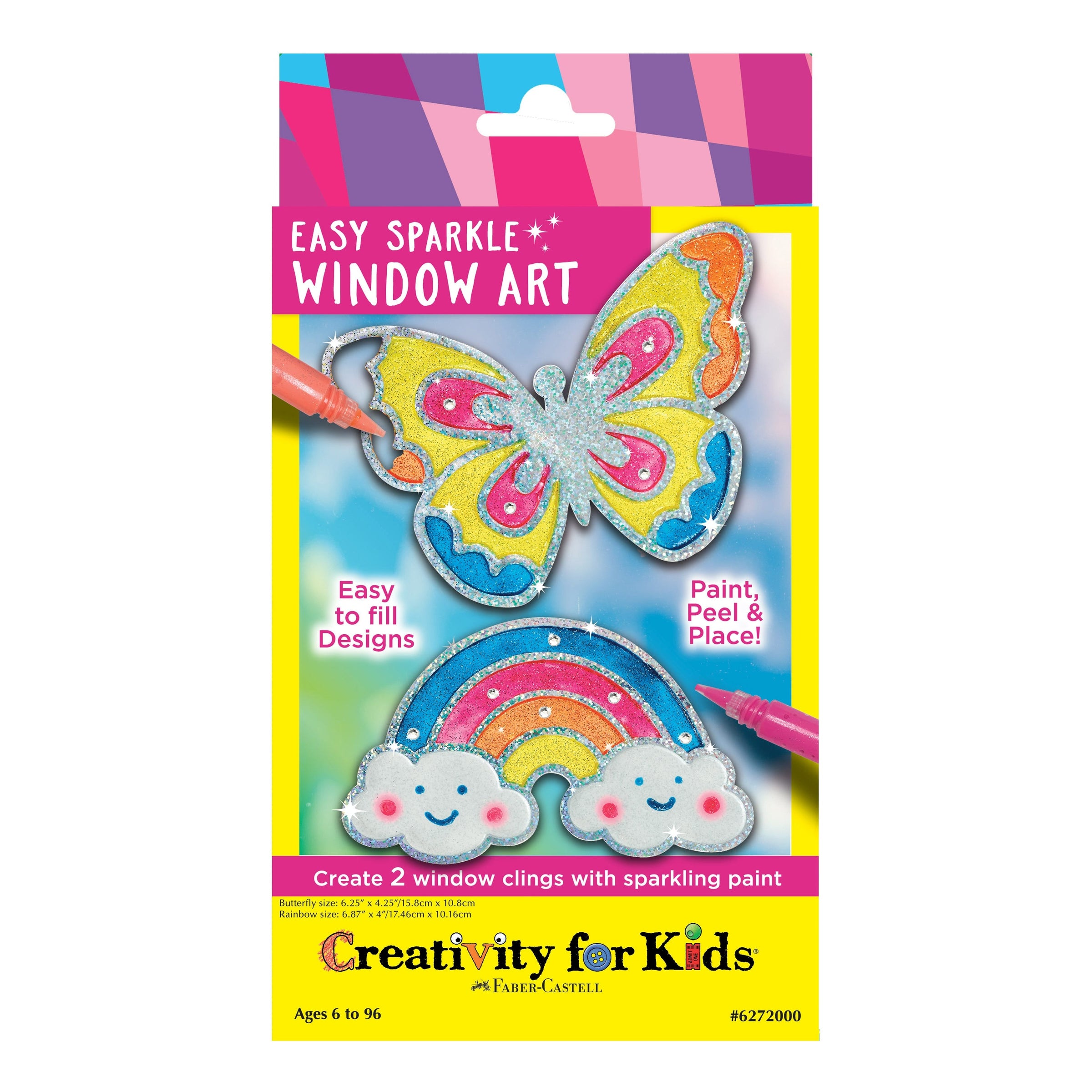 Faber-Castell Creativity for Kids Easy Sparkle Window Art Kit