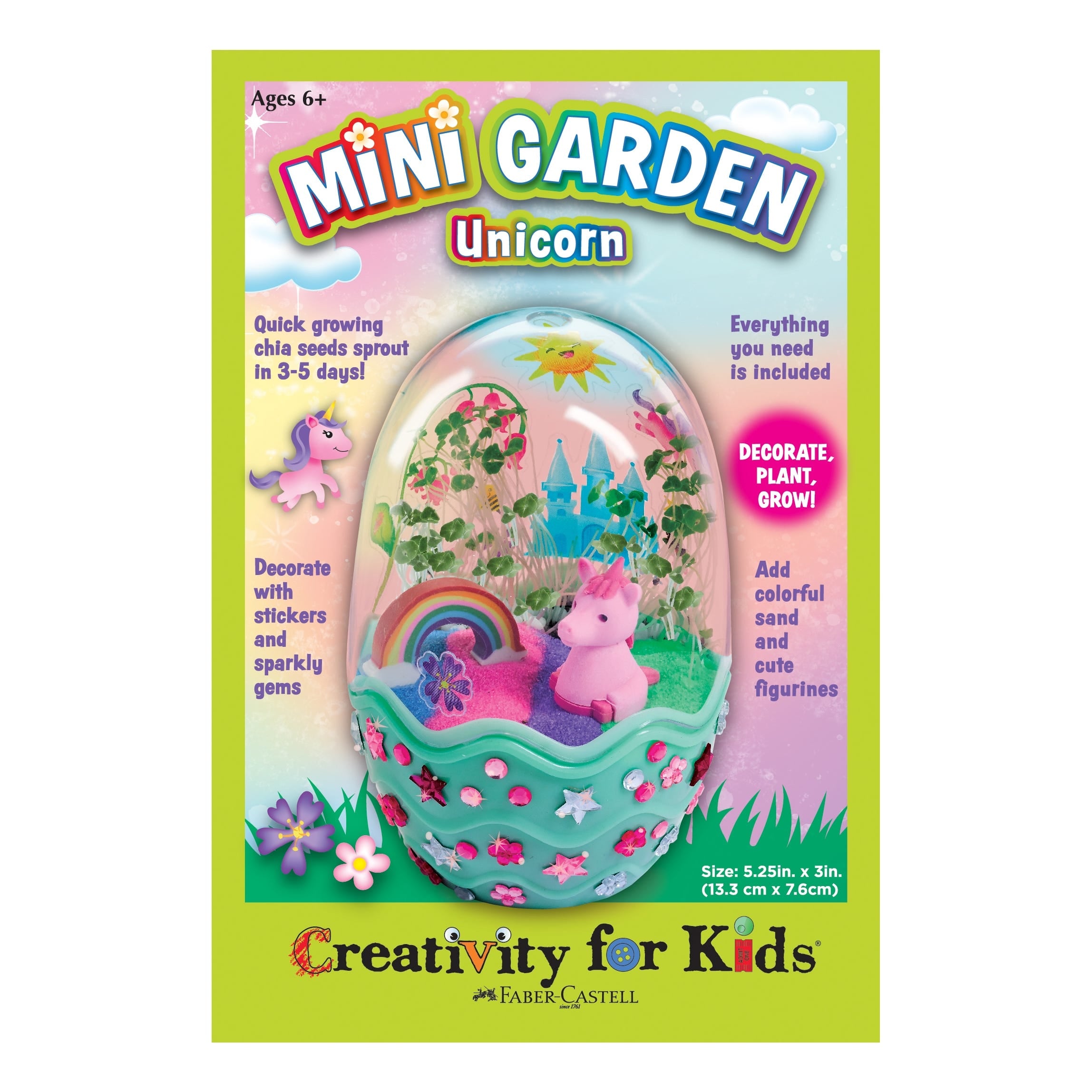 Faber-Castell Creativity for Kids Mini Garden Kit Unicorn