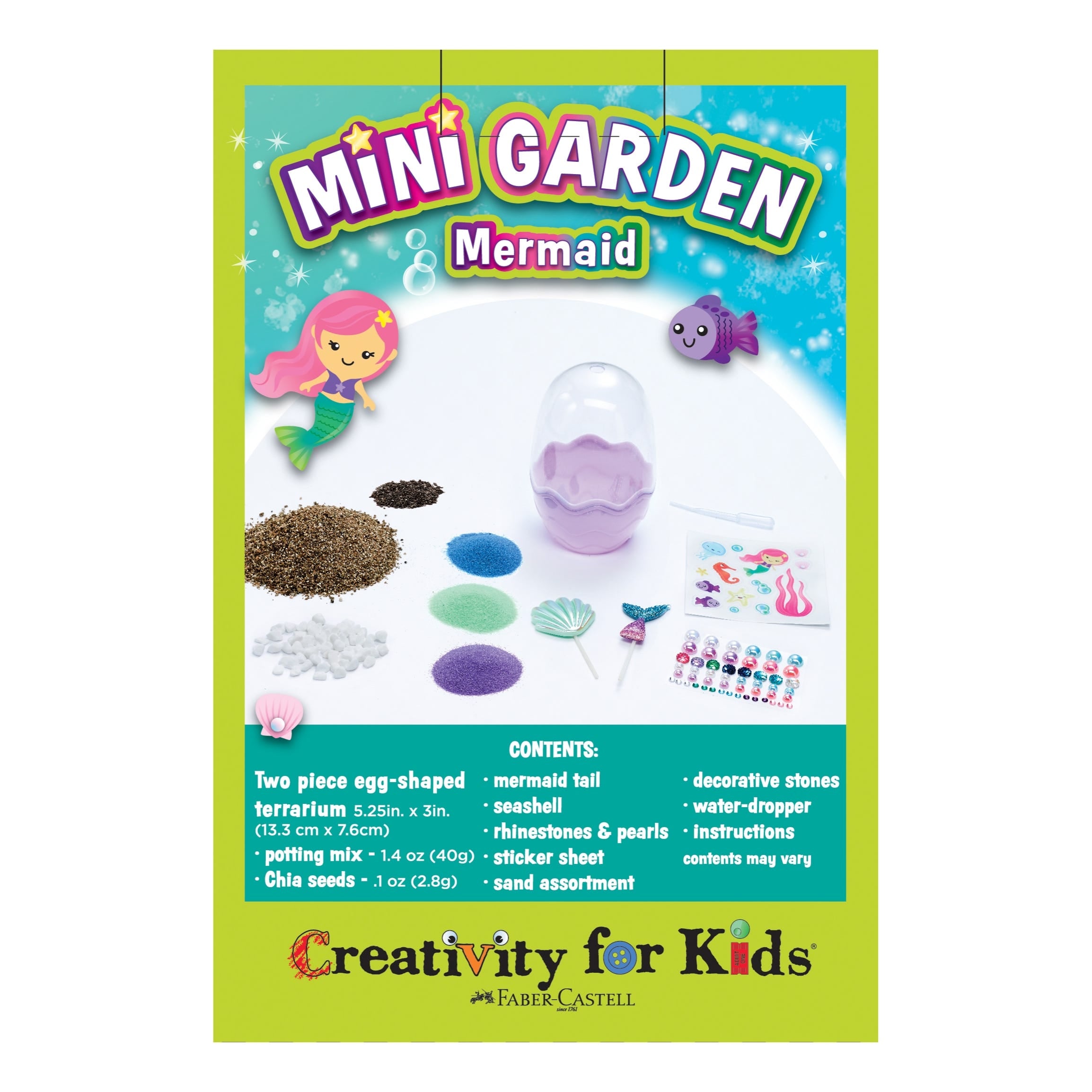 Faber-Castell Creativity for Kids Mini Garden Kit Mermaid