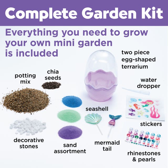 Faber-Castell Creativity for Kids Mini Garden Kit Mermaid