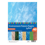 Pattern Paper Pack A4 Environment Pk 40