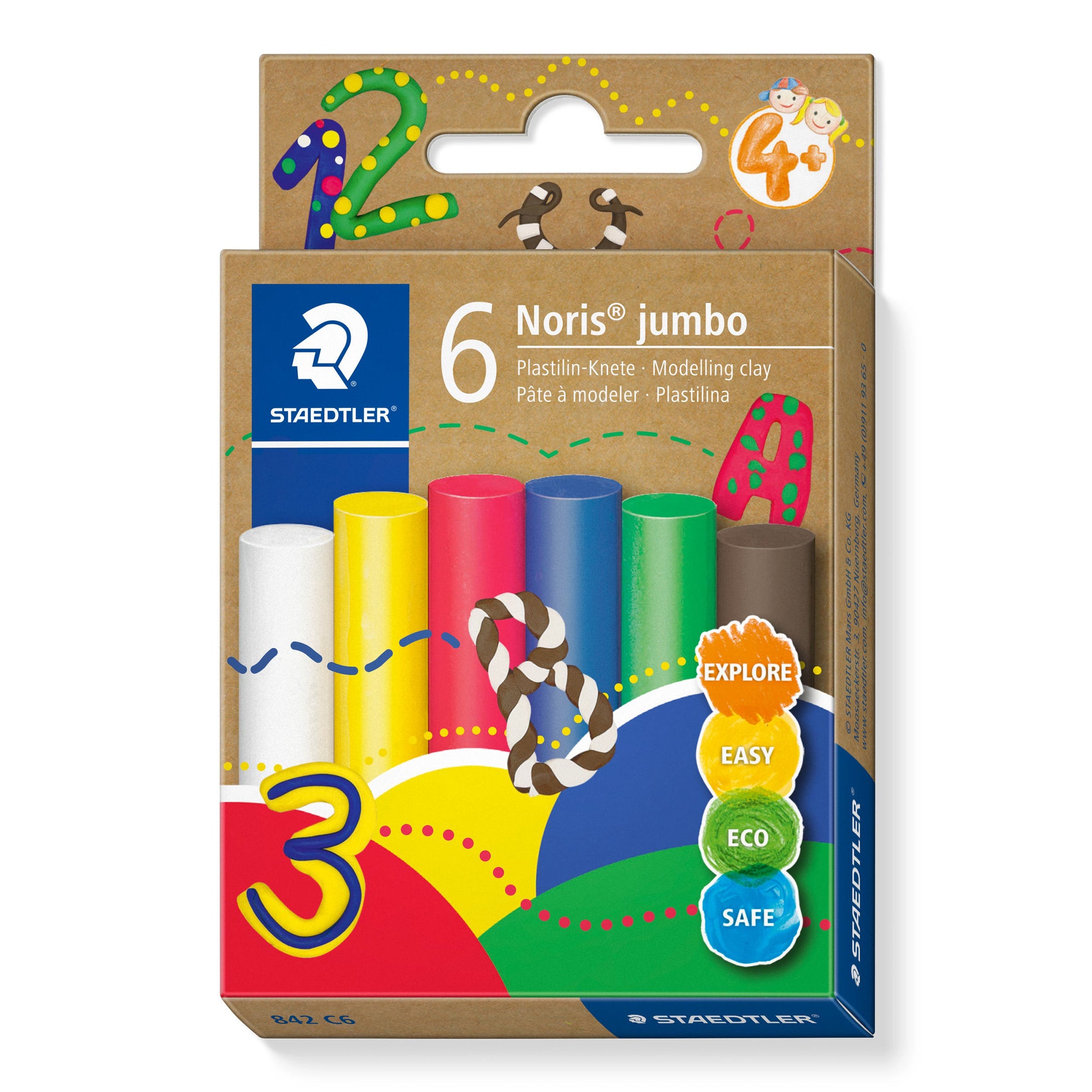 STAEDTLER Noris Jumbo Modelling Clay Packs