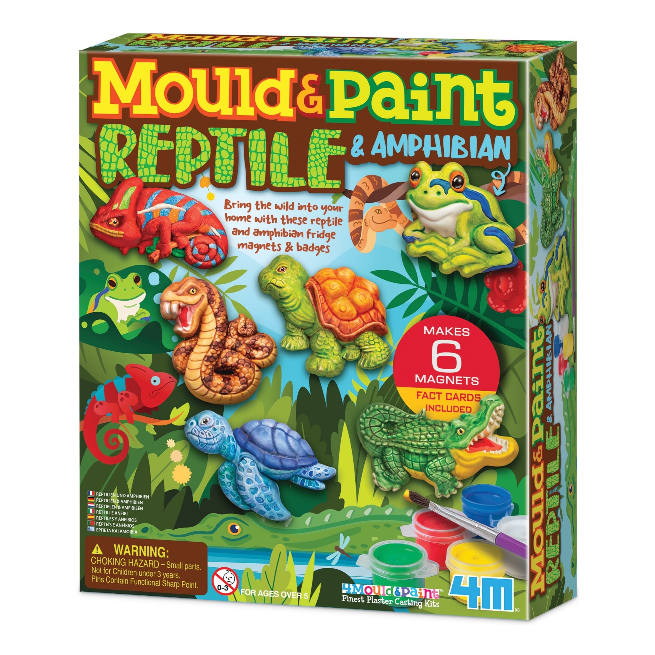 4M Mould and Paint Reptile And Amphibian Kit
