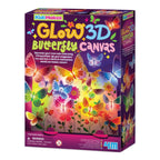 4M Kidzmaker 3D Glow Butterfly Canvas Kit