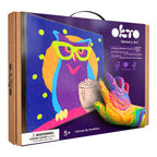 Okto Colouring with Clay By Numbers Kit Owl