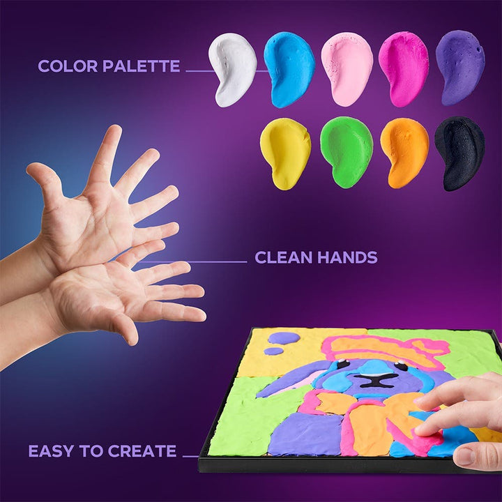 Okto Colouring with Clay By Numbers Kit Bunny