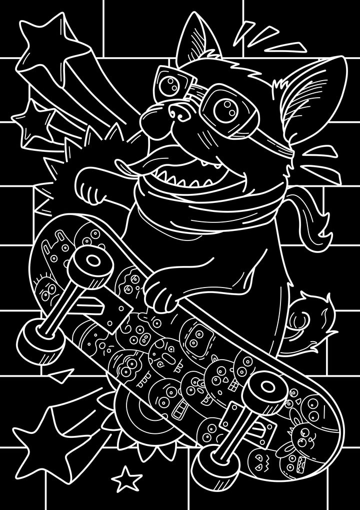 Faber-Castell Black Edition Creative Colouring Book