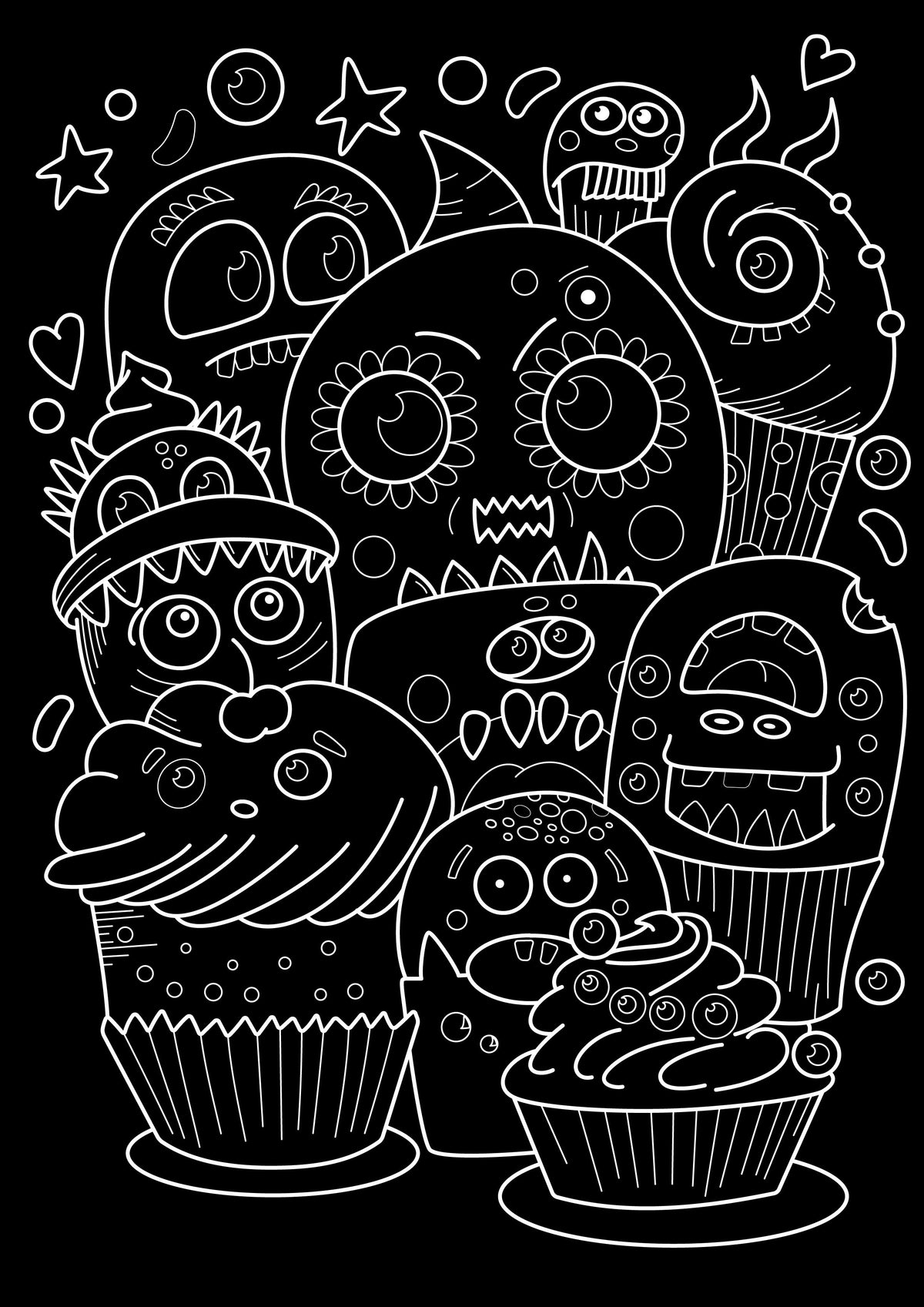 Faber-Castell Black Edition Creative Colouring Book