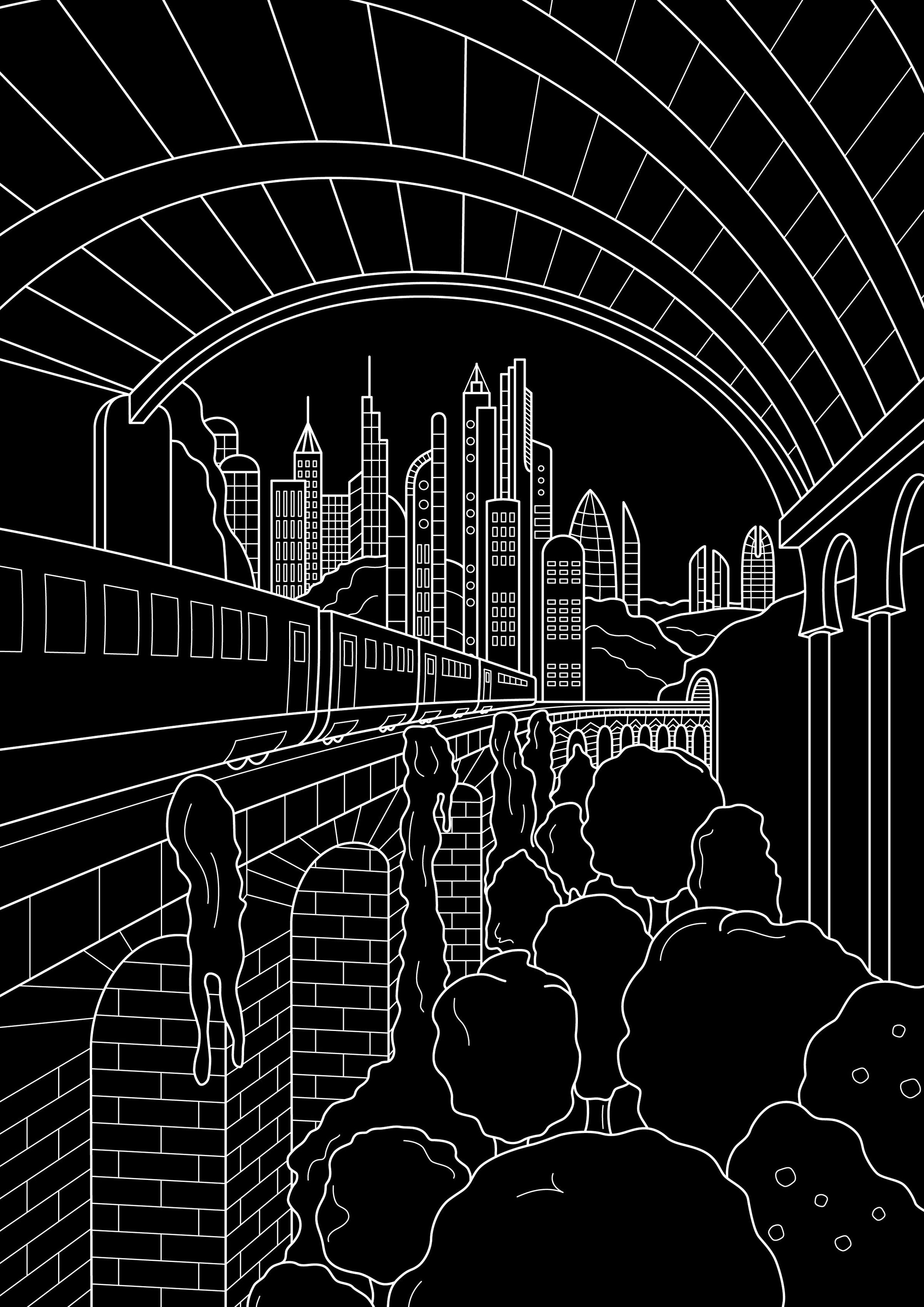 Faber-Castell Black Edition Creative Colouring Book