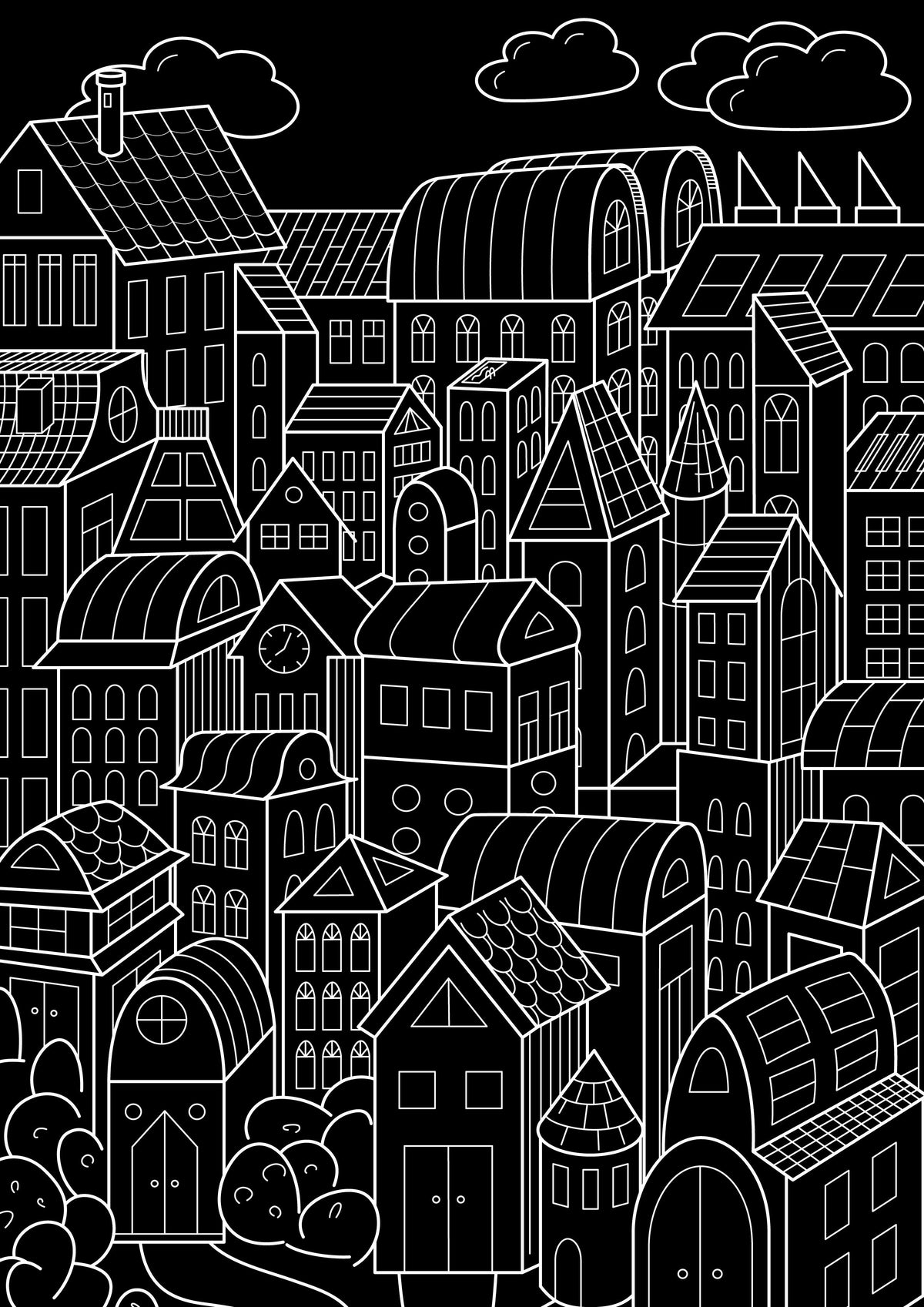 Faber-Castell Black Edition Creative Colouring Book