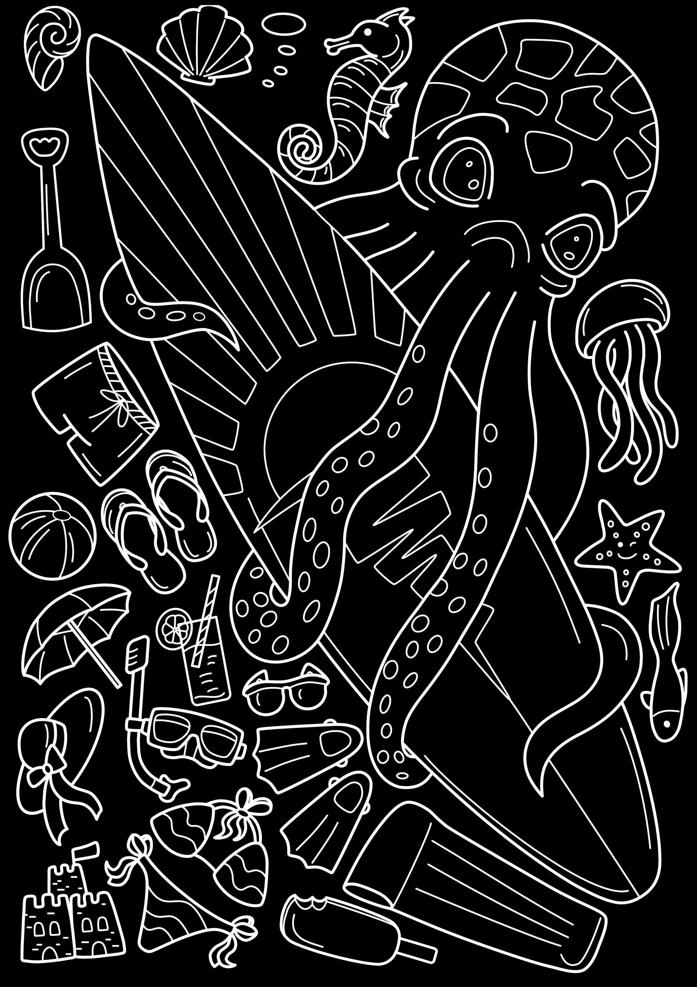 Faber-Castell Black Edition Creative Colouring Book