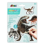 Avenir Scratch Stickers Dinosaur