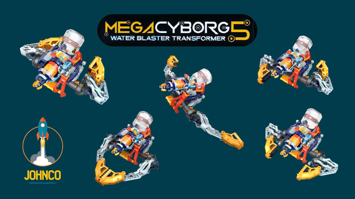 Johnco Mega Cyborg 5 Kit Water Blaster Transformer Kit