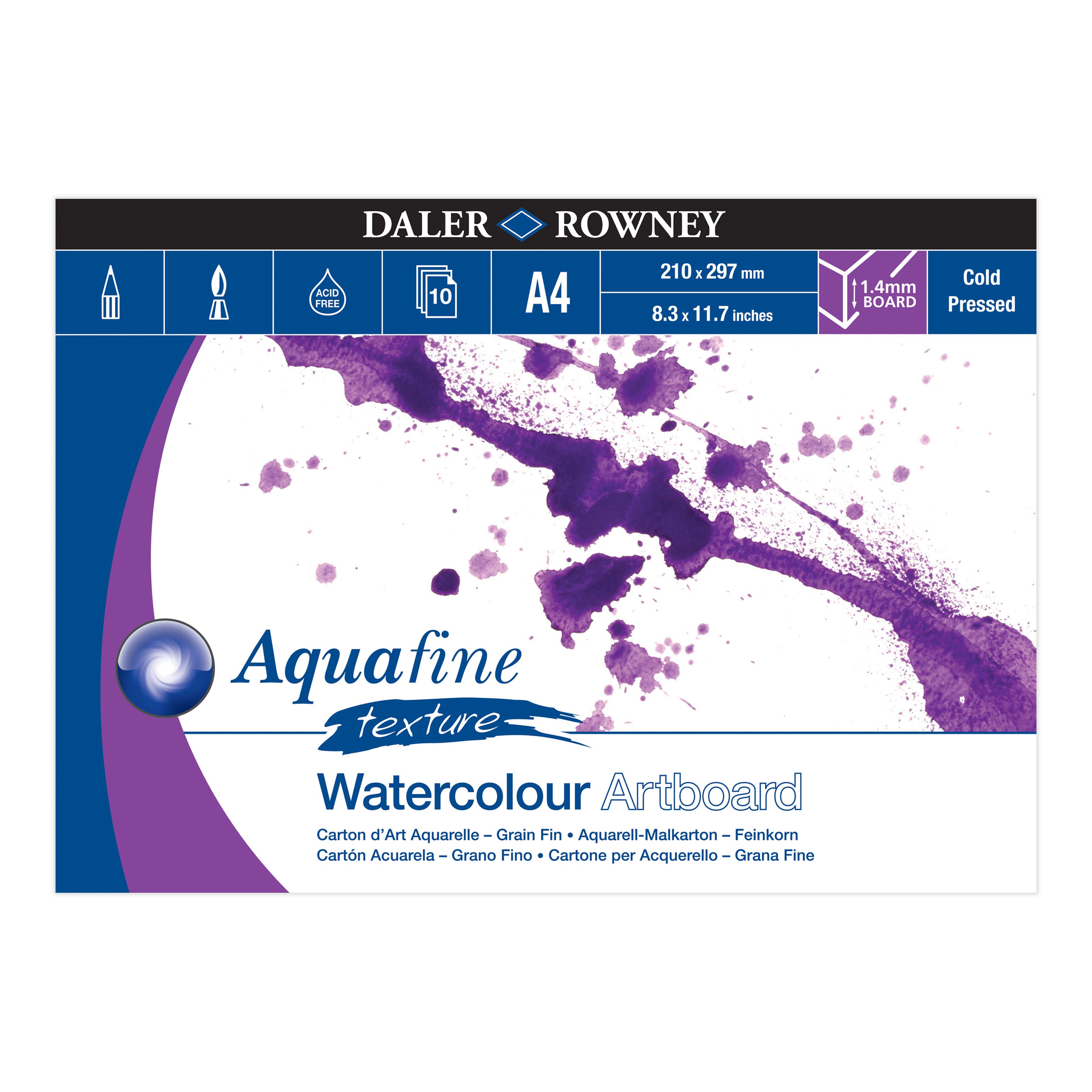 Daler-Rowney Aquafine Watercolour Artboard Pad